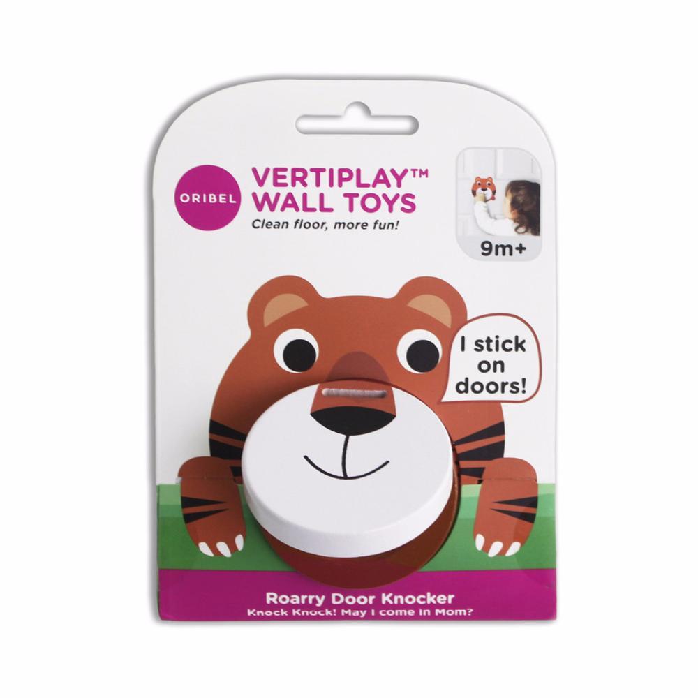 Oribel VertiPlay 牆貼玩具 - 敲門玩具 - 老虎