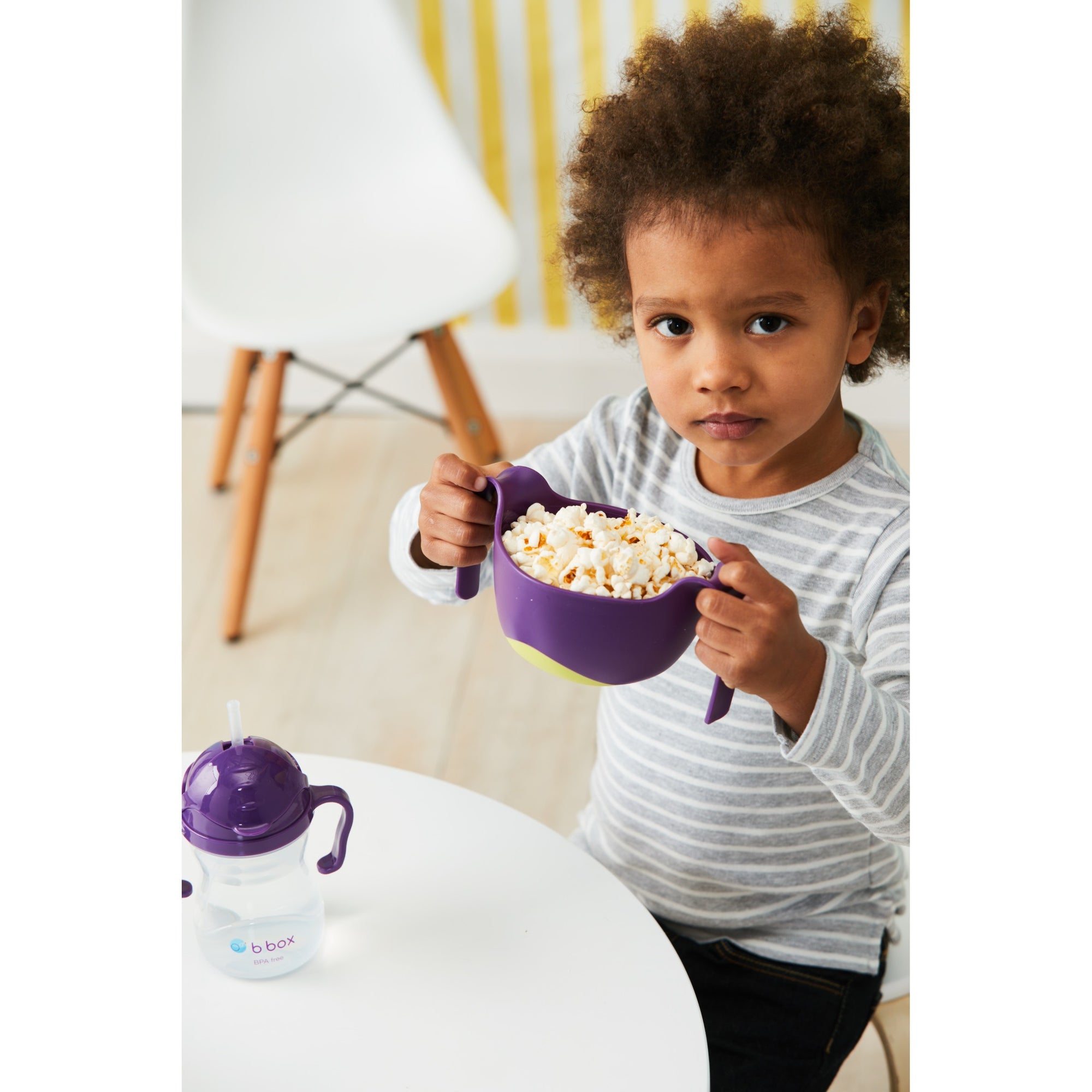 b.box Bowl and Straw XL - Passion Splash